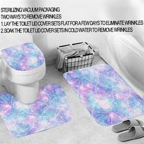 img 1 attached to Juwute Non Slip Bathroom Polyester Waterproof