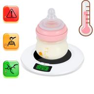 🍼 moleath baby bottle thermometer: instant infrared water temperature readings, alarm, and breast milk safety logo