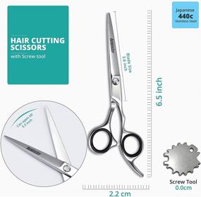 img 3 attached to ARAINCHY Professional Cutting Scissors Barber