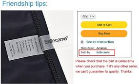 img 2 attached to Женские трусы для бикини полного покрытия Bellecarrie - трусы для танкини с высоким разрезом и средней посадкой.