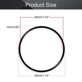 img 3 attached to Othmro 28Mmx26Mmx1Mm Nitrile Rubber（NBR） Sealing