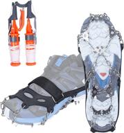 mgotu 28 spikes shoes crampons: ultimate winter traction for jogging, climbing, hiking, and fishing логотип