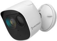 📷 amcrest smarthome 1080p wifi outdoor security camera+: spotlight, siren, strobe, 2-way audio, night vision, 133° view, ip65 weatherproof, microsd &amp; smart cloud storage, adc2w logo