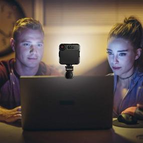 img 2 attached to 🌟 Versatile LenTon LED Video Light with Clip Kit: Perfect for Remote Working, Video Conferencing, Live Streaming, and Vlogging across Desktop, Laptop, MacBook, Camera, iPad, and Smartphones