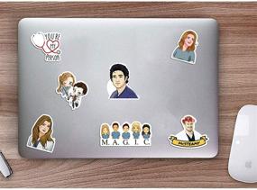 img 3 attached to 50 Grey's Anatomy TV Show Fans Laptop Water Bottle Luggage Snowboard Bicycle Skateboard Stickers - Waterproof Aesthetic Decal Set for Kids, Teens, and Adults (Grey's Anatomy Theme)