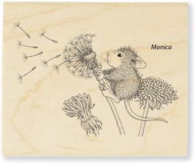 img 1 attached to 🌟 Stampendous Make a Wish Rubber Stamp for Magical Greetings and Craft Projects