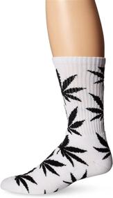 img 2 attached to 🧦 High-Performance Cotton Crew Socks for Men and Women | Athletic Sports Marijuana Weed Leaf Design