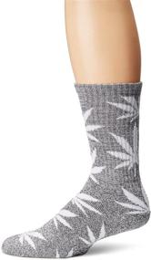 img 1 attached to 🧦 High-Performance Cotton Crew Socks for Men and Women | Athletic Sports Marijuana Weed Leaf Design