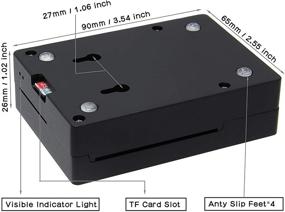 img 2 attached to 🖥️ Geekworm Raspberry Pi 4 Aluminum Case with Passive Cooling and Heavy-Duty Heatsink for Raspberry Pi 4 Model B/Pi 4B Only (P171)