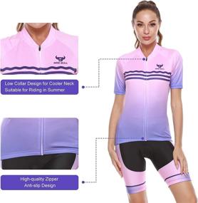 img 1 attached to Cycling Jersey Sleeve Clothing Bicycle Outdoor Recreation for Outdoor Clothing