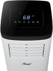 img 2 attached to 🌬️ Rosewill 7000 BTU Portable Air Conditioner - 3-in-1 Cool/Fan/Dehumidify, AC Fan & Dehumidifier Combination, Remote Control, Quiet & Energy Efficient, Self Evaporation AC Unit for Single Room Use - RHPA-18001
