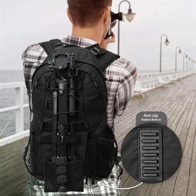 img 3 attached to Backpack Waterproof Compartments Outdoor Accessories