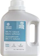 👶 nature clean baby fabric softener fragrance-free: gentle care for infant clothes, hypoallergenic & safe, 50.7 fluid ounce logo