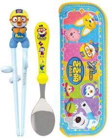 img 1 attached to Children Cheater Training Chopsticks Penguin