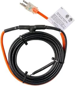 img 1 attached to 🔥 Желтый обогревательный кабель для труб длиной 12 футов с термостатом от M-D Building Products 4341 - оптимизирован для SEO