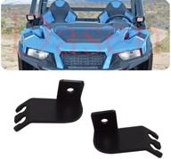 🔦 enhance your polaris general with dasen front pillar roll cage cube light mounting bracket logo