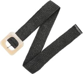 img 1 attached to 👖 Earnda Elastic Stretch Waistband Buckle: The Ultimate Women's Accessory for Belts