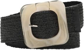 img 4 attached to 👖 Earnda Elastic Stretch Waistband Buckle: The Ultimate Women's Accessory for Belts