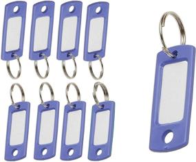 img 4 attached to Lucky Line Flexible Colored Plastic Key Tag - Vibrant & Reliable 3/4