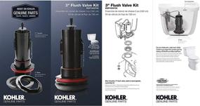 img 2 attached to KOHLER GENUINE 1069722 Toilet Flush