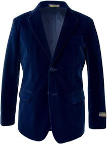 img 3 attached to 👔 Emerald Velvet Blazer for Boys' Clothing: Spring Notion Suits & Sport Coats