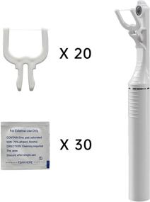 img 3 attached to Intelligent Vision Dental Floss: Advanced Teeth Cleaning and Care Kit with 30 Replaceable Dental Floss and 20 Cleaning Cotton Pads