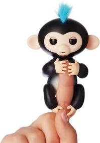 img 3 attached to 🙈 WowWee Black Interactive Fingerlings Monkey