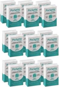 img 4 attached to 🌿 Pockette Premium 4-Ply Pocket Size Facial Tissues (Mint) - 18 Packs of 10 - Super Strong, Softer & Recyclable