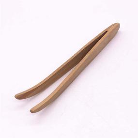 img 4 attached to 🐍 Bamboo Tweezers for Feeding and Grasping Reptiles, 6.5"/11" Long - CatYou