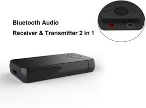 img 3 attached to Songway Bluetooth Transmitter Headphones Loudspeaker