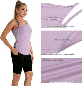 img 1 attached to Icyzone Backless Workout Running Athletic
