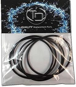 img 4 attached to TORK Distributors: 5 Pack of Compatible American Plumber W34-OR & 152030 Filter O'Rings Replacements