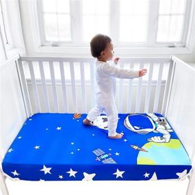 img 2 attached to Space Nursery Gift Set Breathable