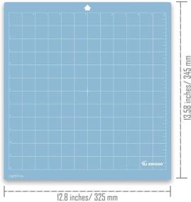 img 3 attached to 🔵 High Performance Cutting Mat Set for Silhouette Cameo (3 Pack) - 12 x 12 inch, Blue