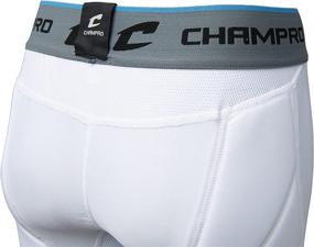 img 1 attached to Optimized for SEO: CHAMPRO Women's Windmill Fastpitch Softball Compression Sliding Shorts
