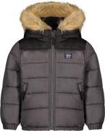 🧥 kosh heavyweight winter jacket for boys - phantom | jackets & coats logo