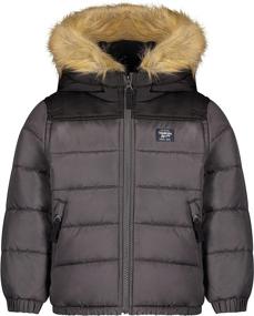 img 2 attached to 🧥 Kosh Heavyweight Winter Jacket for Boys - Phantom | Jackets & Coats