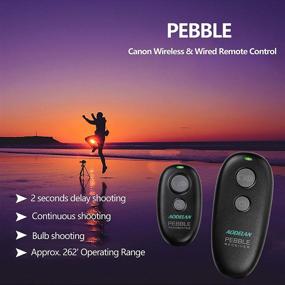 img 1 attached to 📷 AODELAN Wireless Shutter Release for Canon T7, T7i, EOS RP, T6, 5D Mark IV, T3i, SL1, T3, 1300D, 6D, T5, T2i - Upgraded Canon RS-60E3 and RS-80N3 Remote Switch Replacement