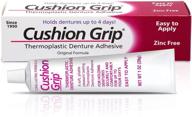 cushion grip: soft and pliable 1 oz (28 grams) thermoplastic for denture refitting and tightening logo