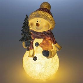 img 3 attached to 🎅 Glowing Snowman LED: Perfect Christmas Decoration Light for Your Home - VP Home