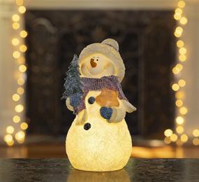 img 2 attached to 🎅 Glowing Snowman LED: Perfect Christmas Decoration Light for Your Home - VP Home