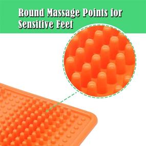 img 1 attached to 🦶 Relax and Relieve Foot Pain with our Foot Massager Mat - Perfect Gift for Plantar Fasciitis, Heel, and Arch Pain Relief