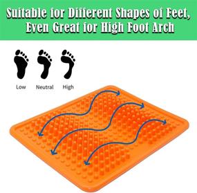 img 2 attached to 🦶 Relax and Relieve Foot Pain with our Foot Massager Mat - Perfect Gift for Plantar Fasciitis, Heel, and Arch Pain Relief