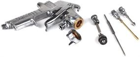 img 3 attached to 🔫 Gedu High Pressure Spray Gun 1000cc Cup, 2.5mm Nozzle - Silver Finish