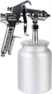 🔫 gedu high pressure spray gun 1000cc cup, 2.5mm nozzle - silver finish logo
