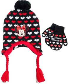 img 4 attached to 🧤 Stay Cozy and Cute with Disney Minnie Winter Mitten Toddler Girls' Accessories and Cold Weather Gear