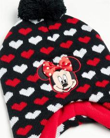 img 1 attached to 🧤 Stay Cozy and Cute with Disney Minnie Winter Mitten Toddler Girls' Accessories and Cold Weather Gear