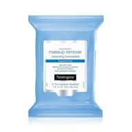 neutrogena fragrance-free makeup remover towelettes - 21 count: gentle cleansing wipes for effective makeup removal logo