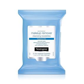 img 4 attached to Neutrogena Fragrance-Free Makeup Remover Towelettes - 21 Count: Gentle Cleansing Wipes for Effective Makeup Removal