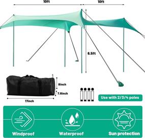 img 3 attached to Vantiorango Sunshade Stability с мешками с песком